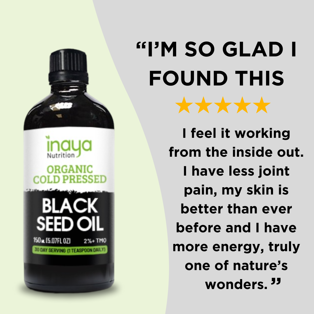 Organic Black Seed Oil: Pure, Cold-Pressed (150ml)